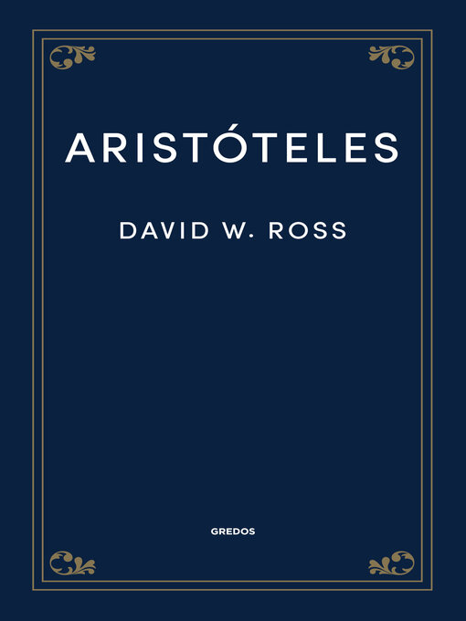 Title details for Aristóteles by David W. Ross - Available